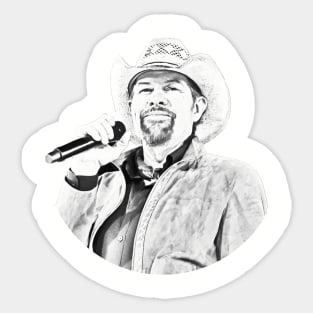 Toby Keith Sticker